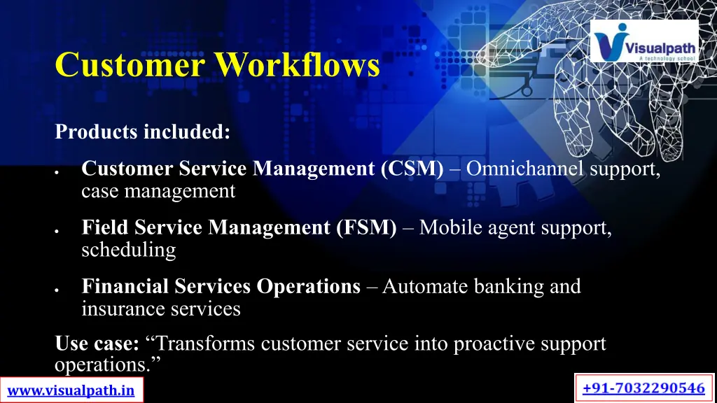 customer workflows