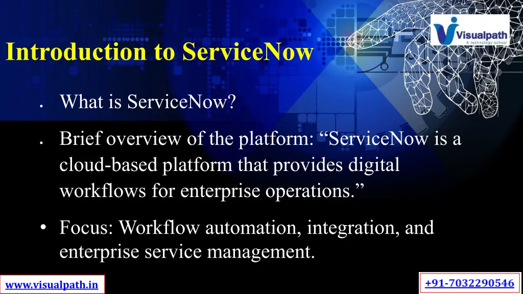 introduction to servicenow