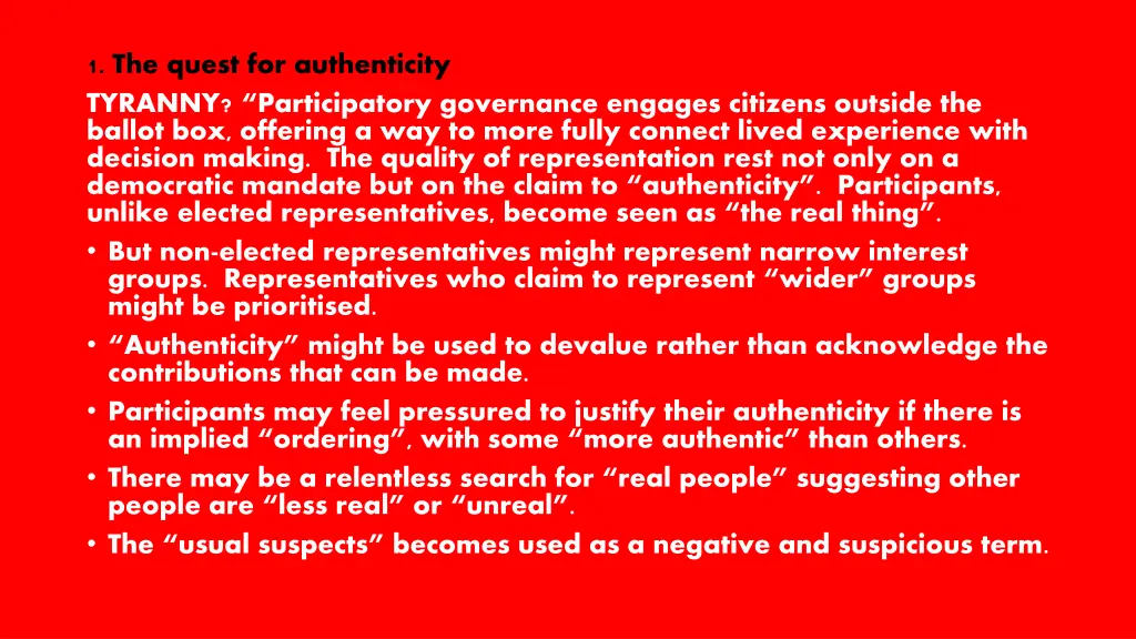 1 the quest for authenticity tyranny