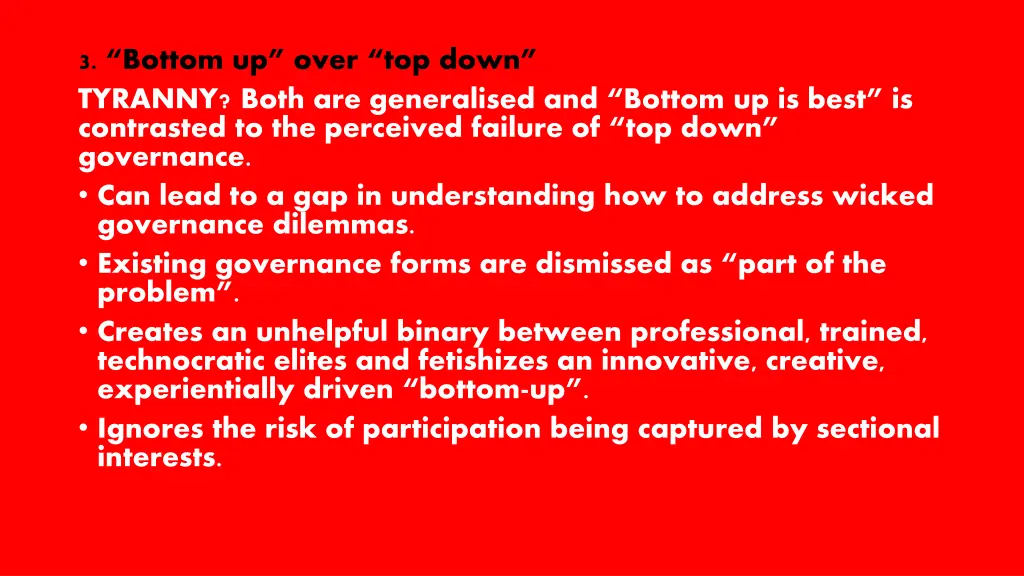 3 bottom up over top down tyranny both