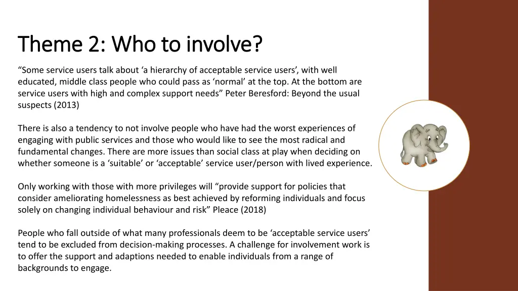 theme 2 who to involve theme 2 who to involve