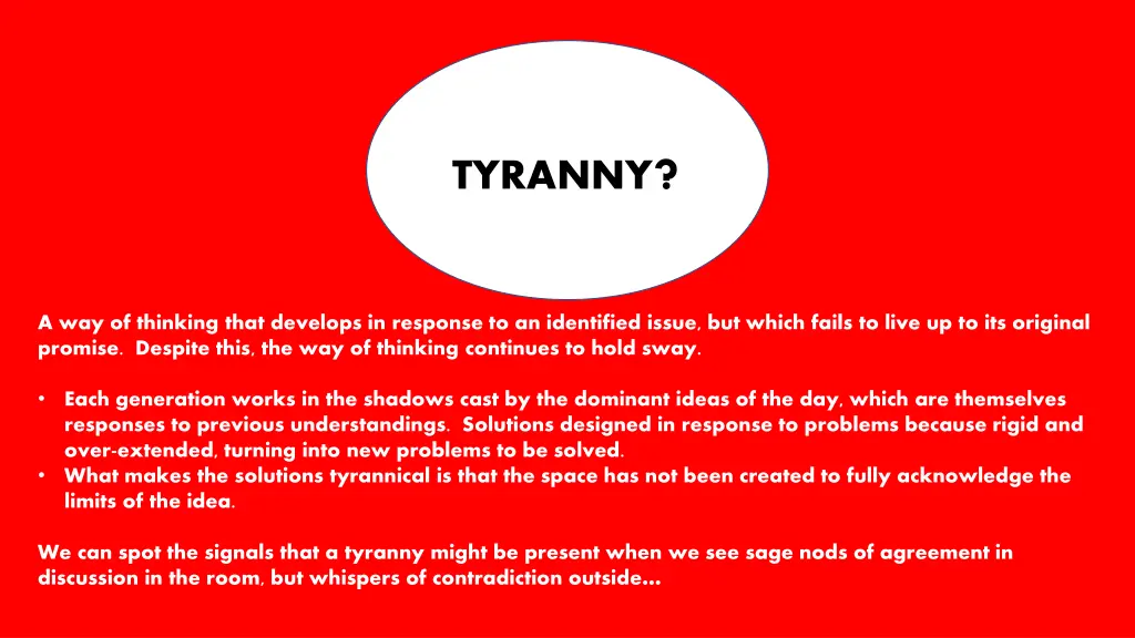 tyranny