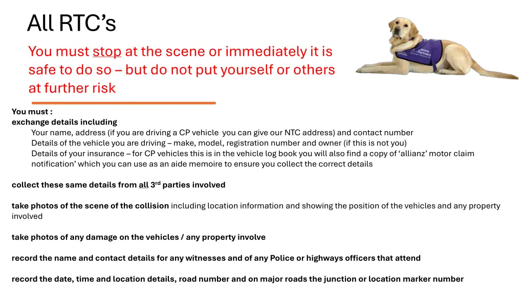 all rtc s you must stop at the scene