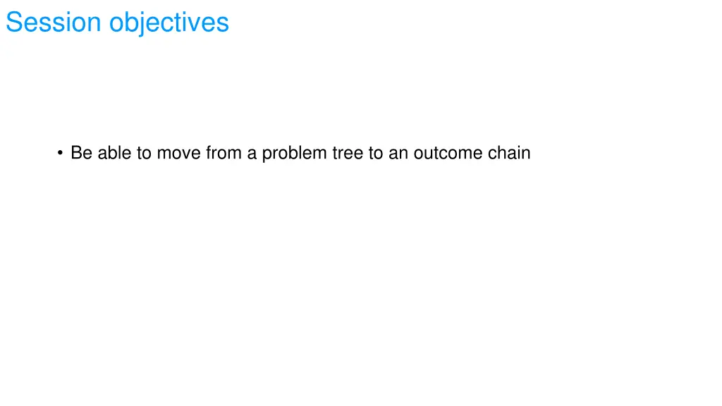 session objectives 2