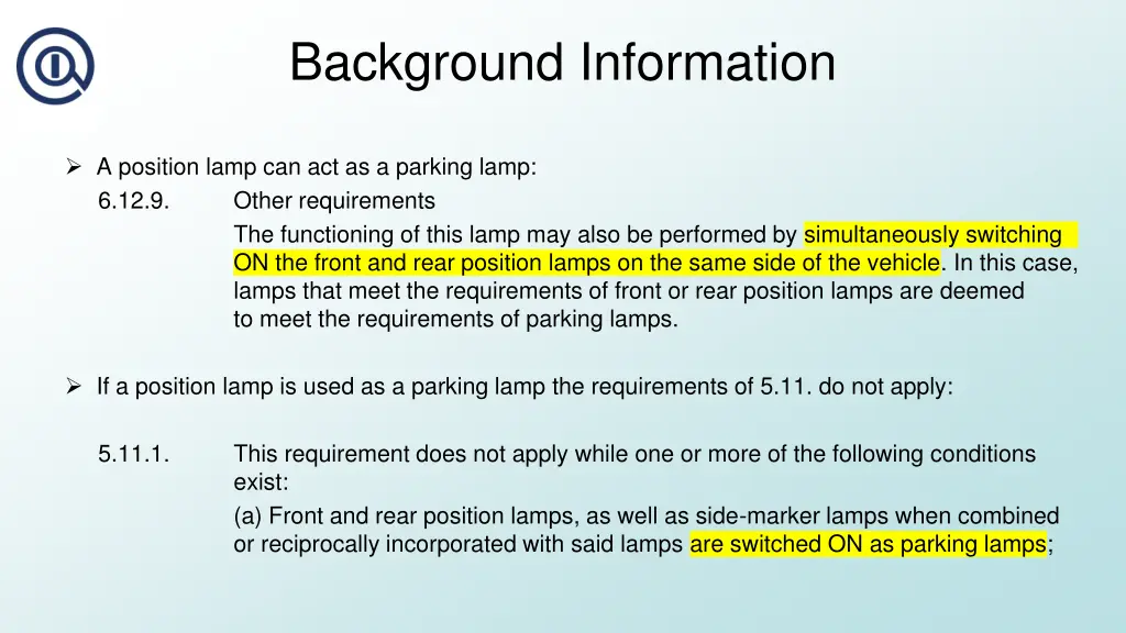 background information