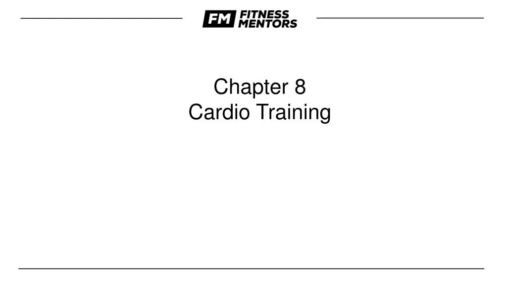 chapter 8 cardio training