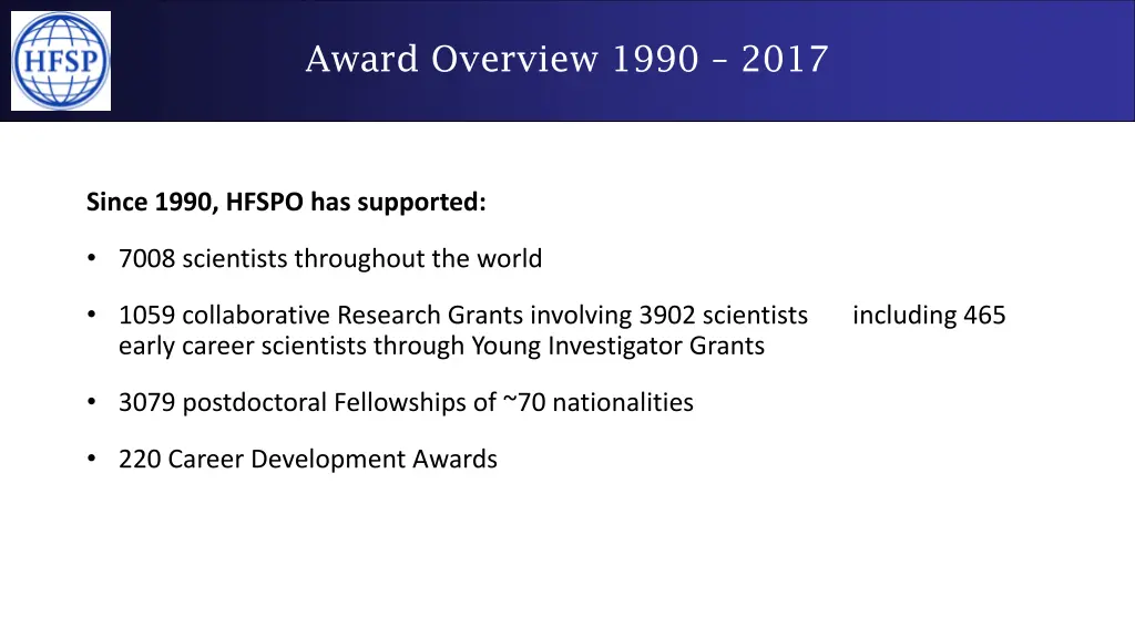 award overview 1990 2017 1