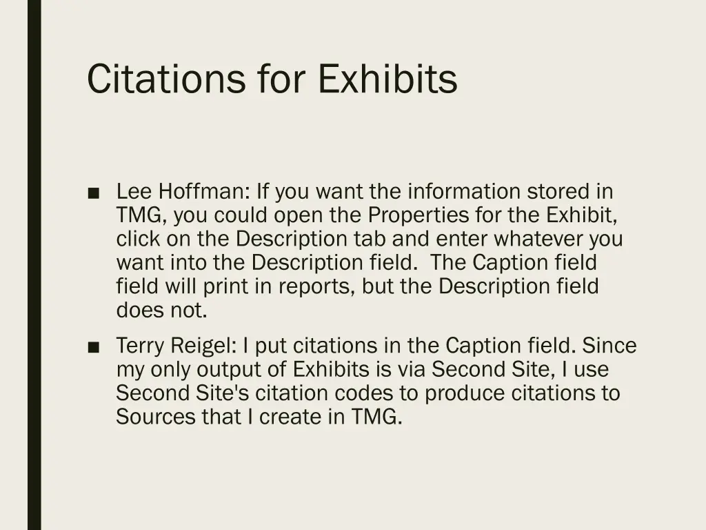 citations for exhibits 2