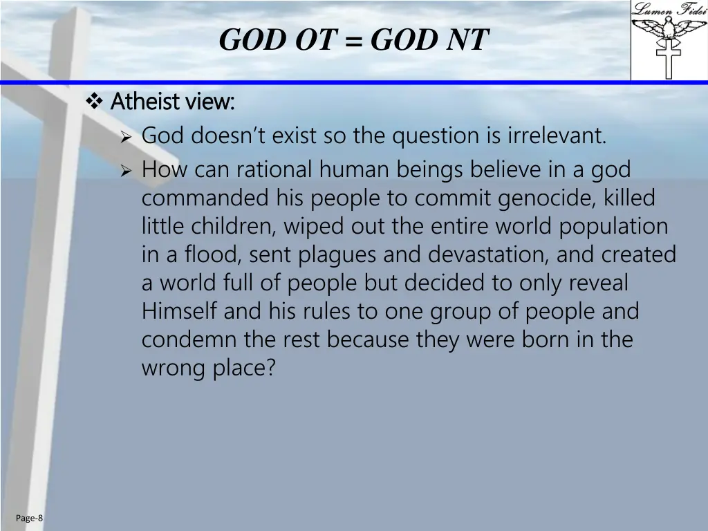 god ot god nt 1