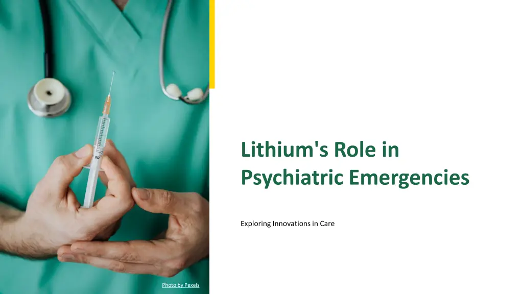 lithium s role in psychiatric emergencies