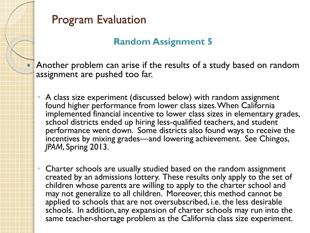 program evaluation 10
