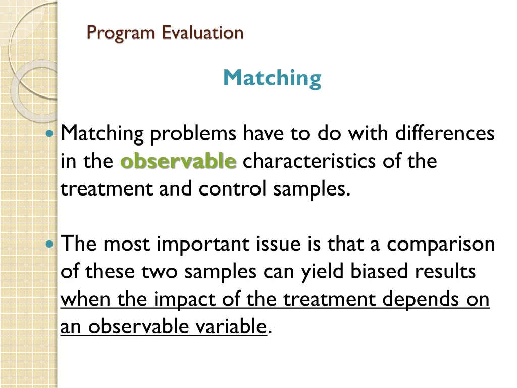 program evaluation 13