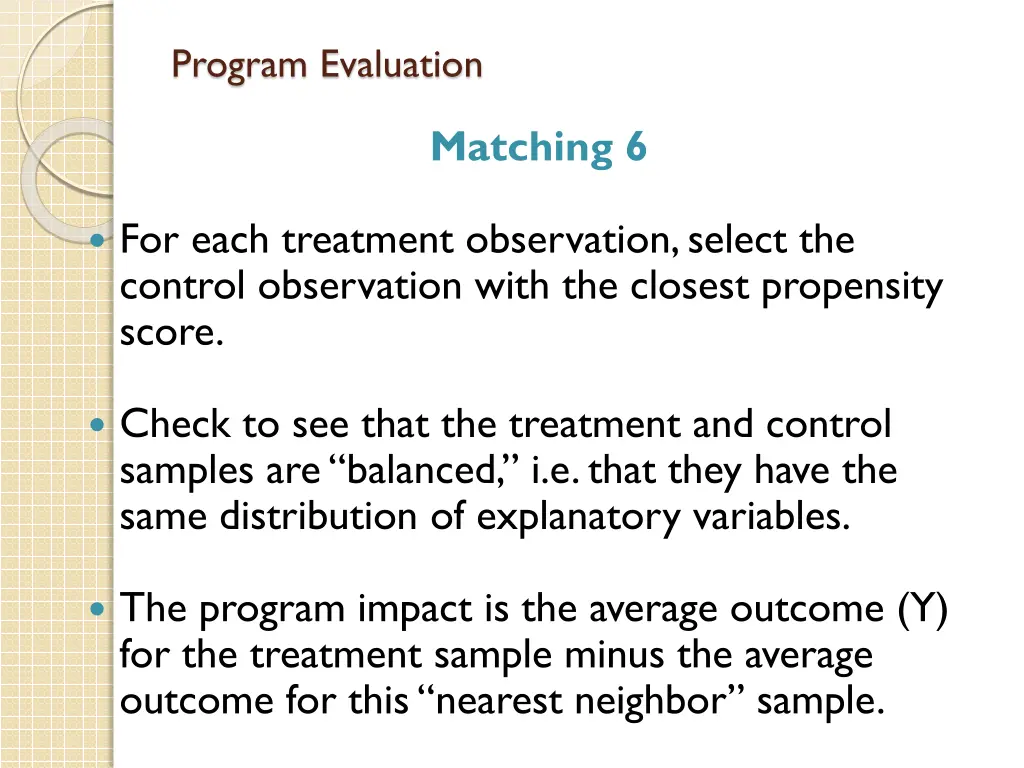 program evaluation 18