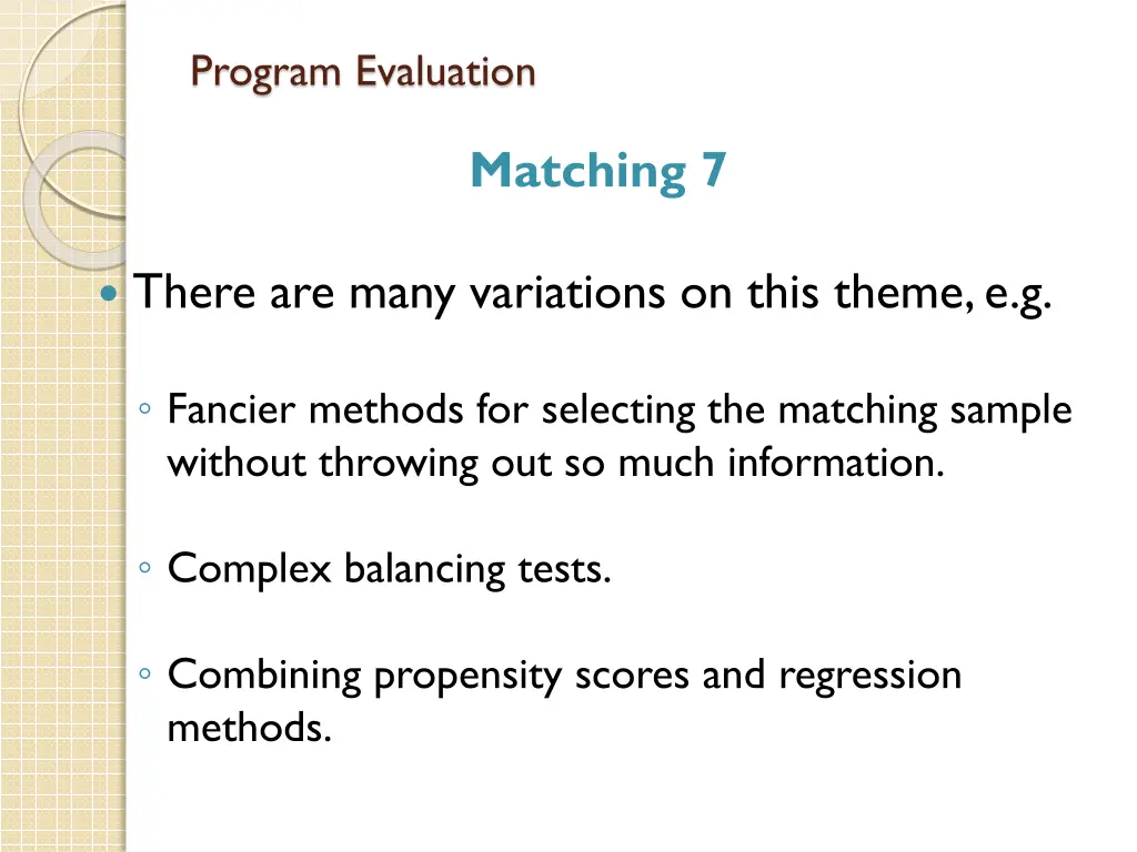 program evaluation 19