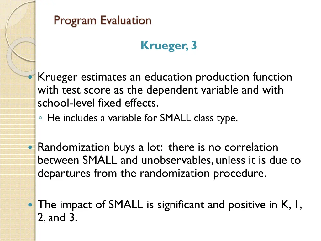 program evaluation 36