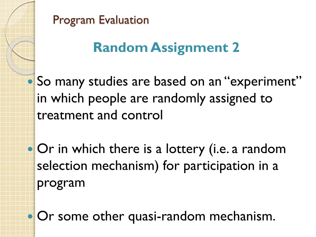 program evaluation 7