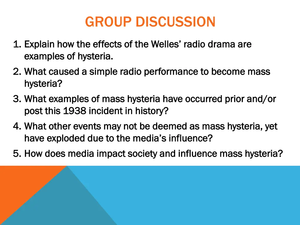 group discussion