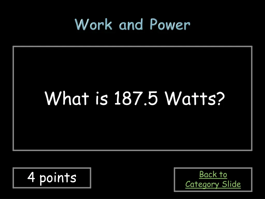 what is 187 5 watts
