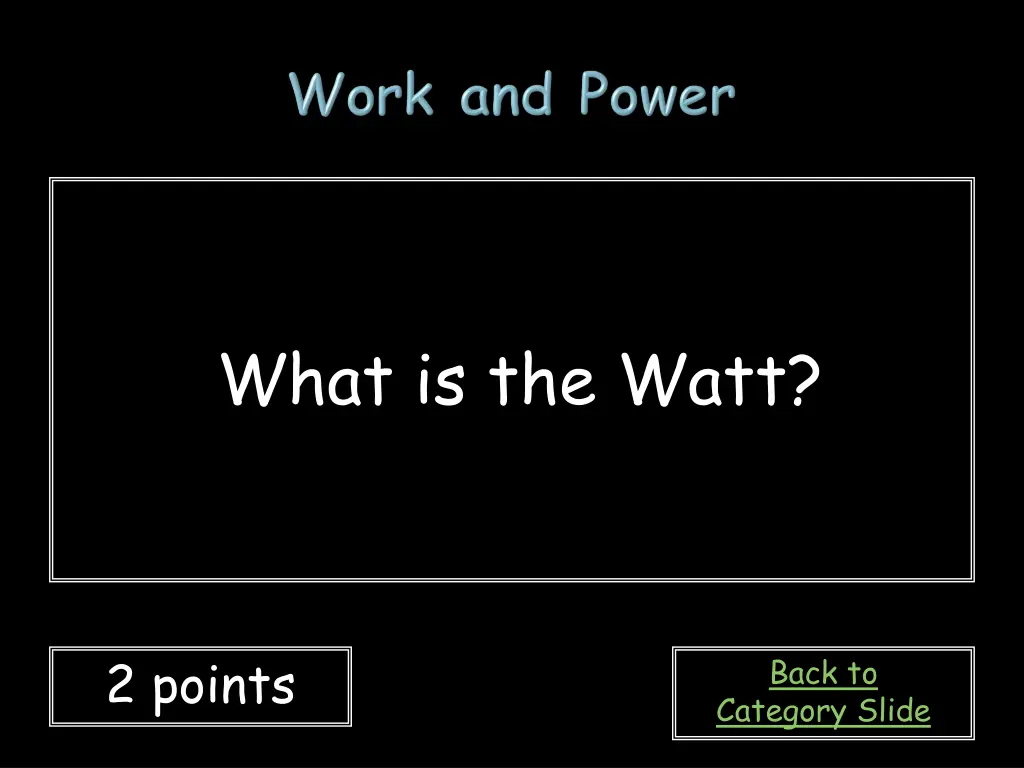what is the watt