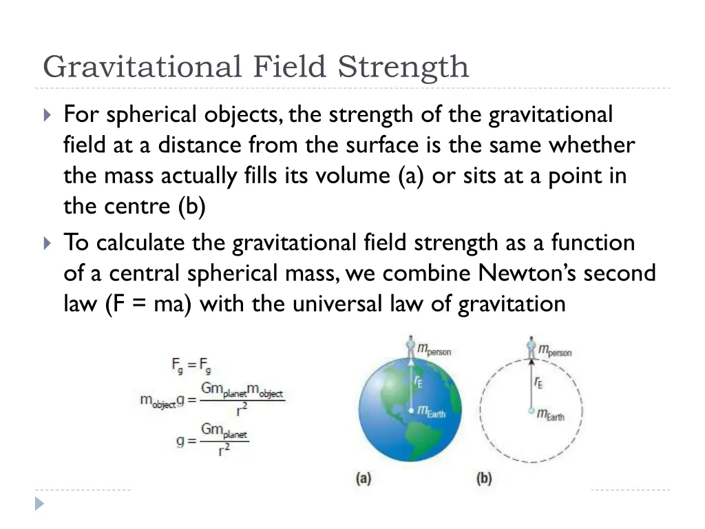gravitational field strength 1