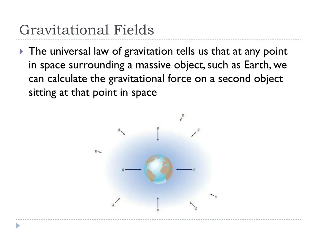 gravitational fields 1