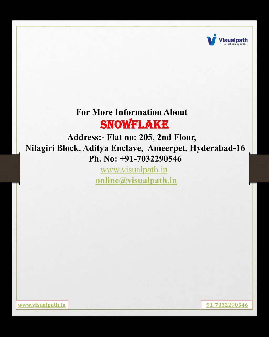 for more information about snowflake snowflake
