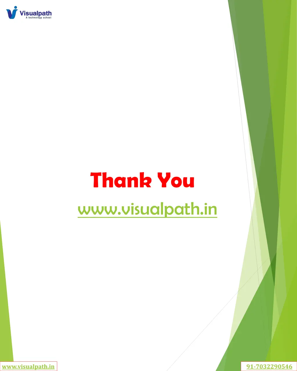 thank you www visualpath in