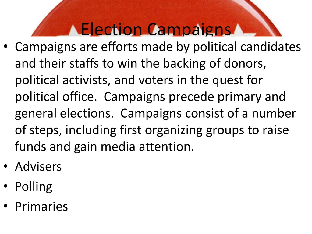 election campaigns
