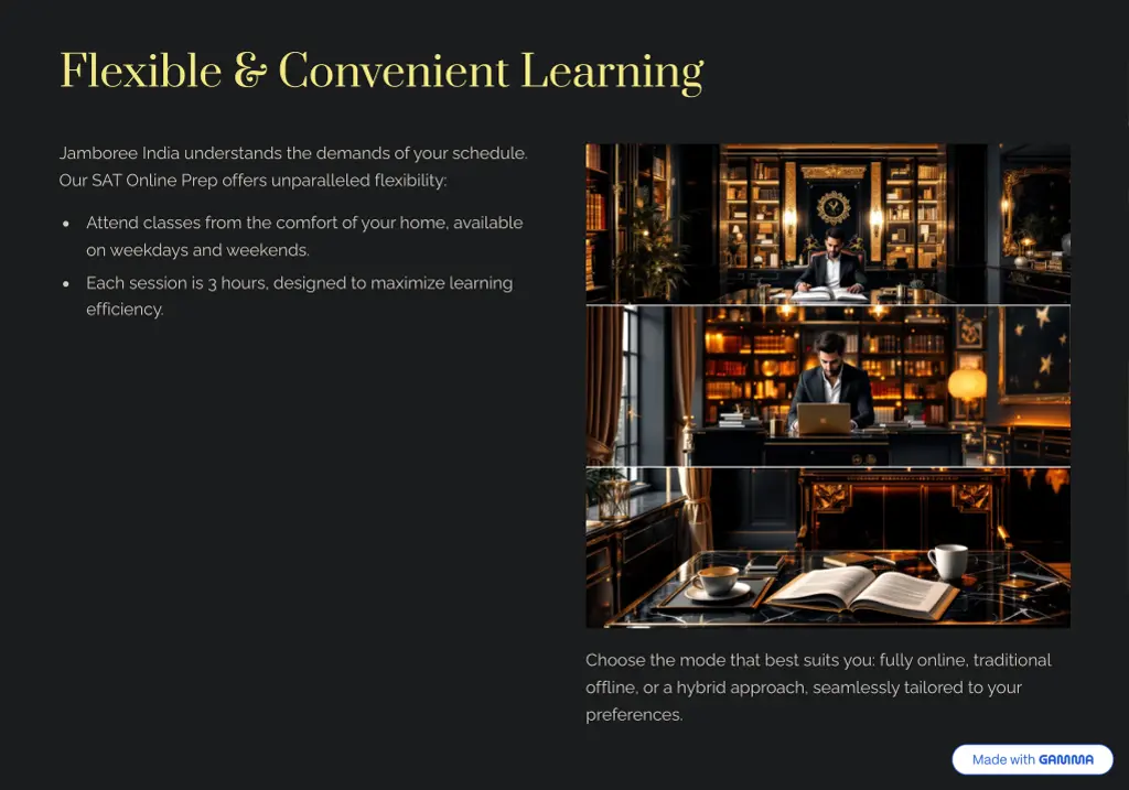 flexible convenient learning