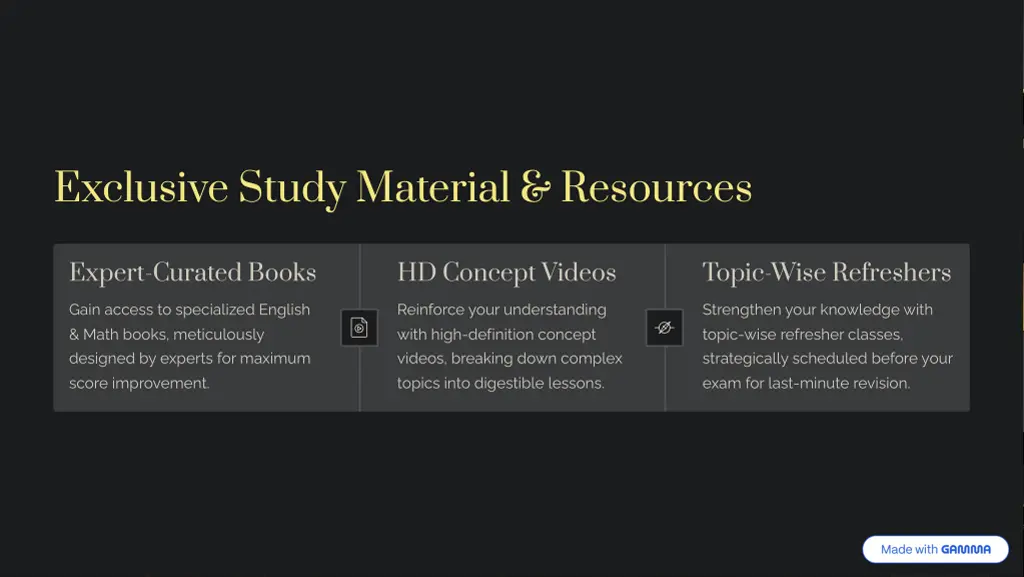 exclusive study material resources
