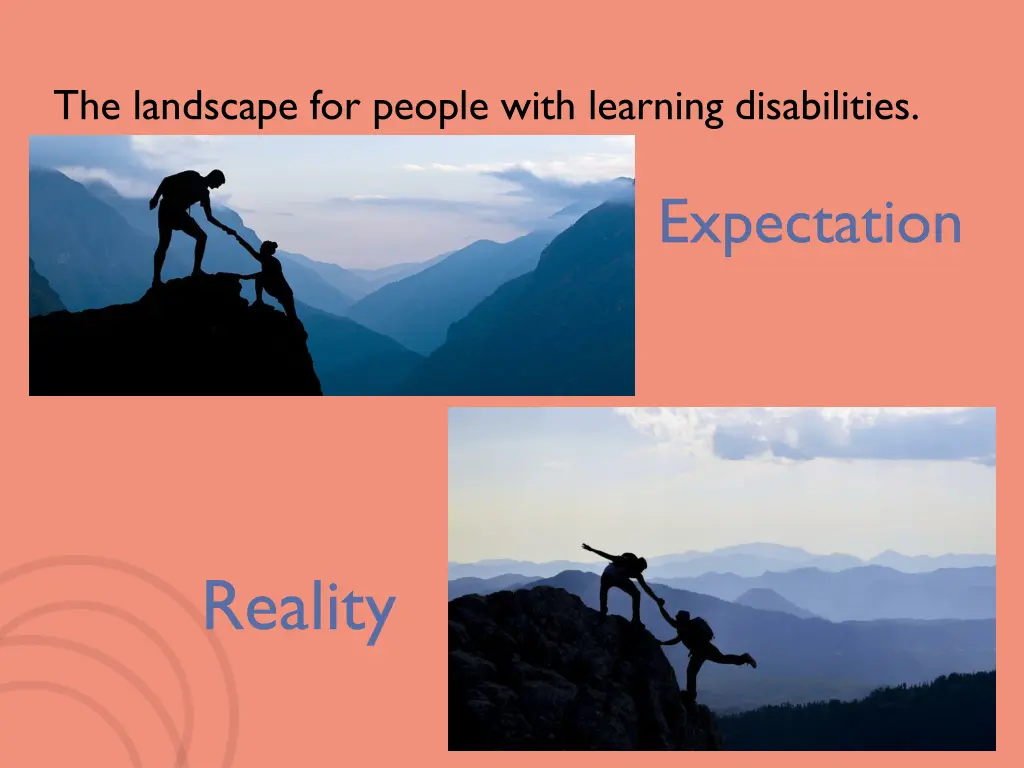 the landscape for people with learning 1