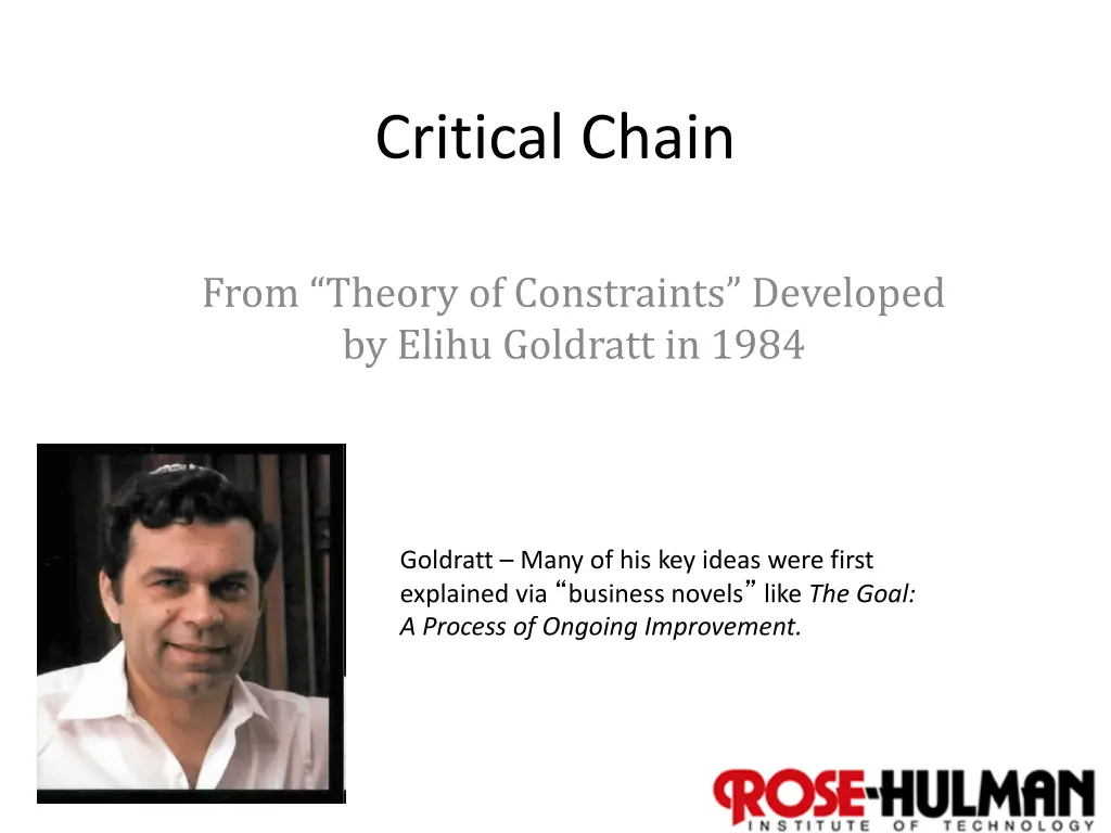 critical chain