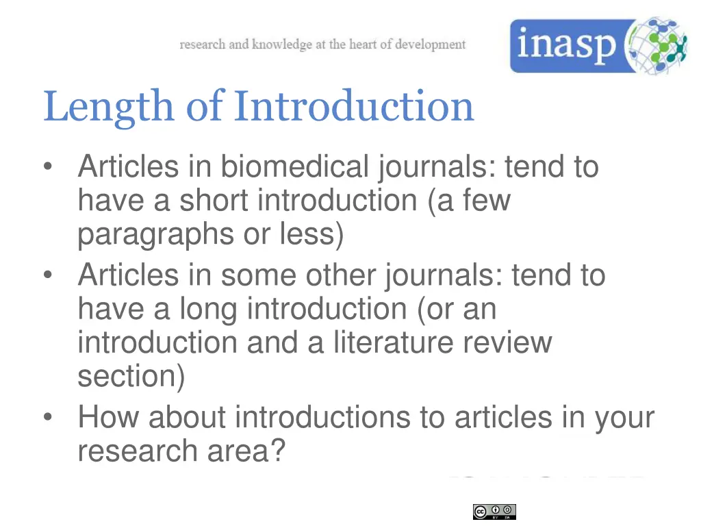 length of introduction