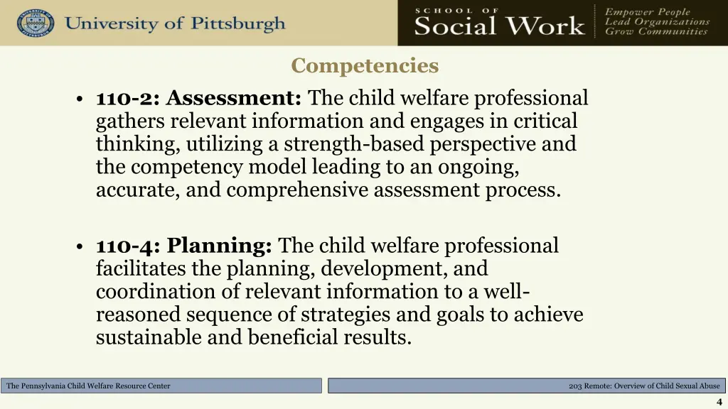 competencies