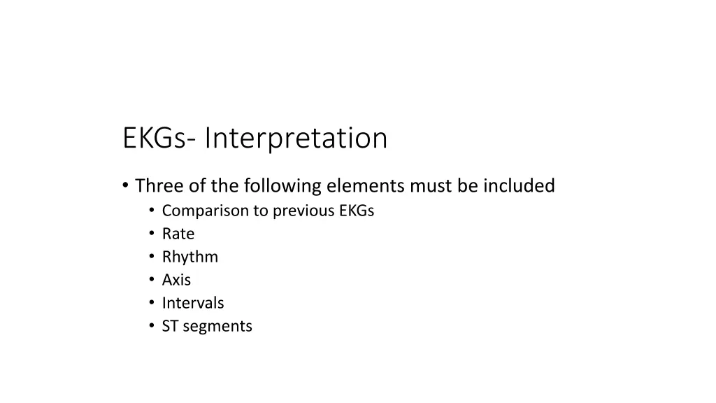 ekgs interpretation 1
