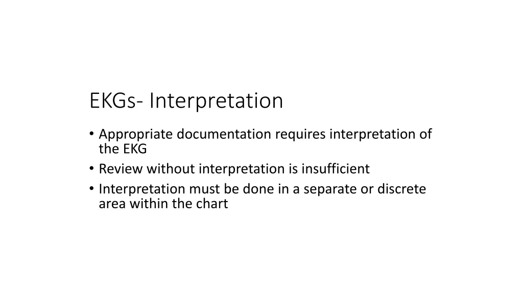 ekgs interpretation