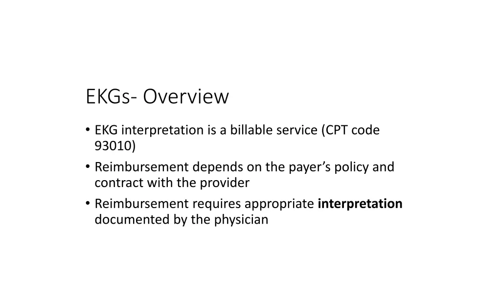 ekgs overview