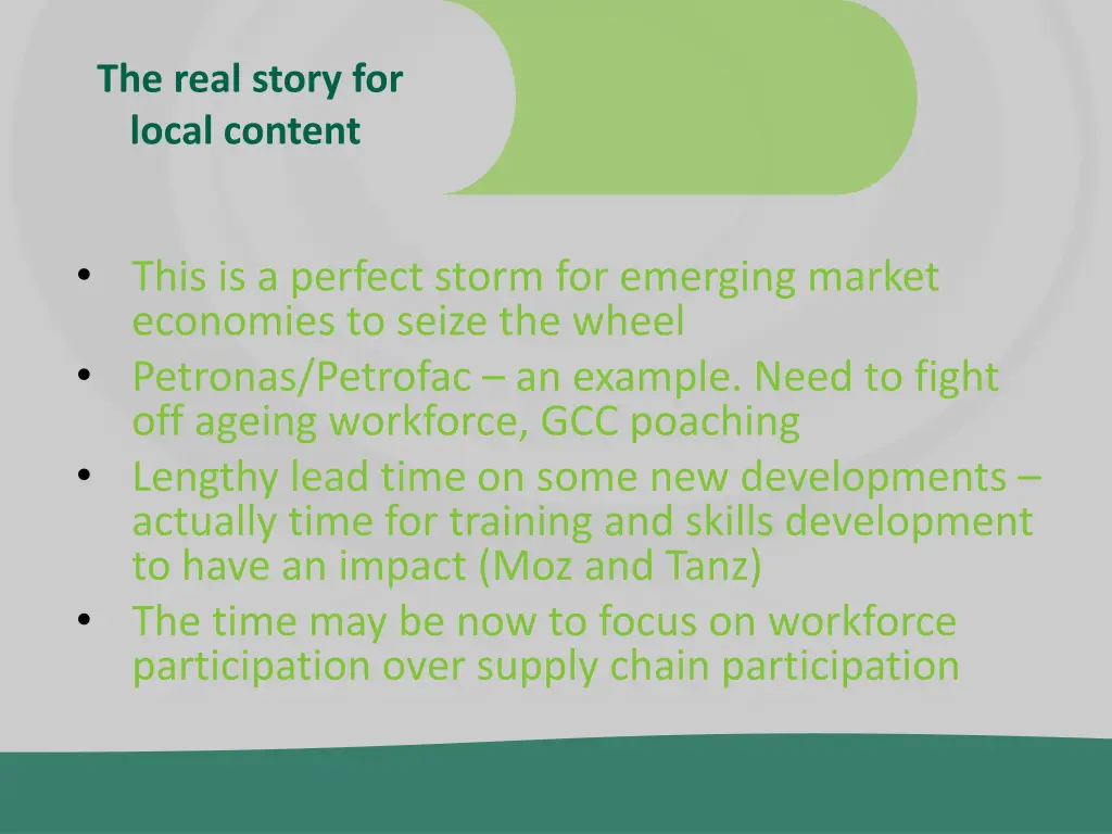 the real story for local content