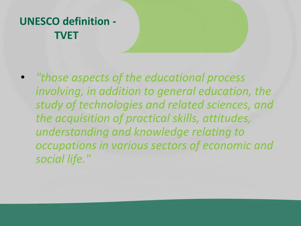 unesco definition tvet