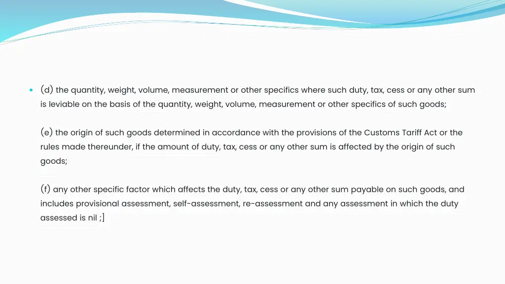 d the quantity weight volume measurement or other