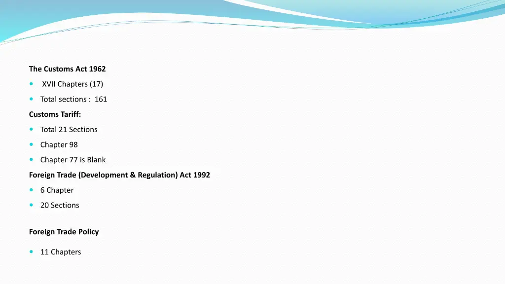 the customs act 1962