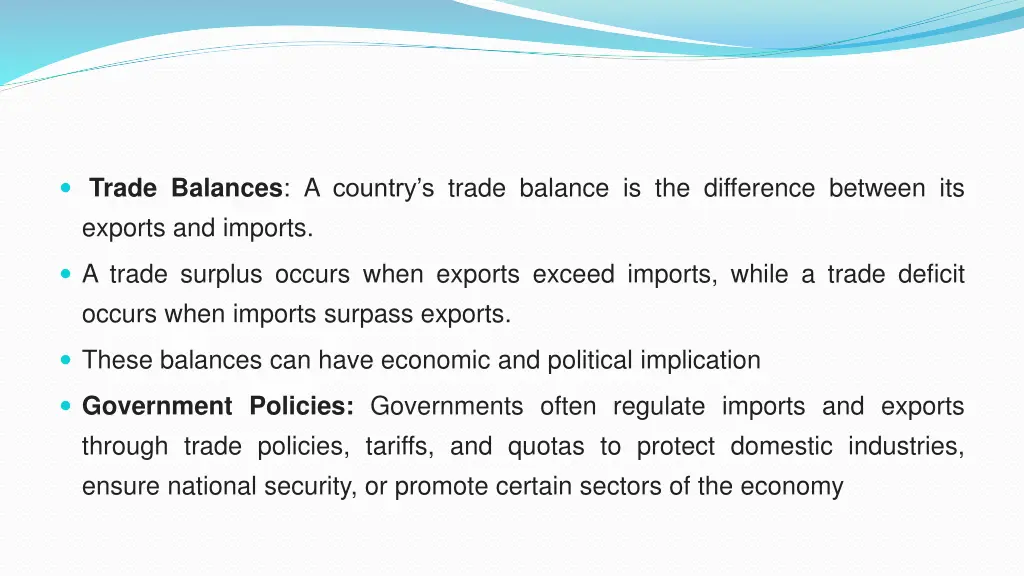 trade balances a country s trade balance