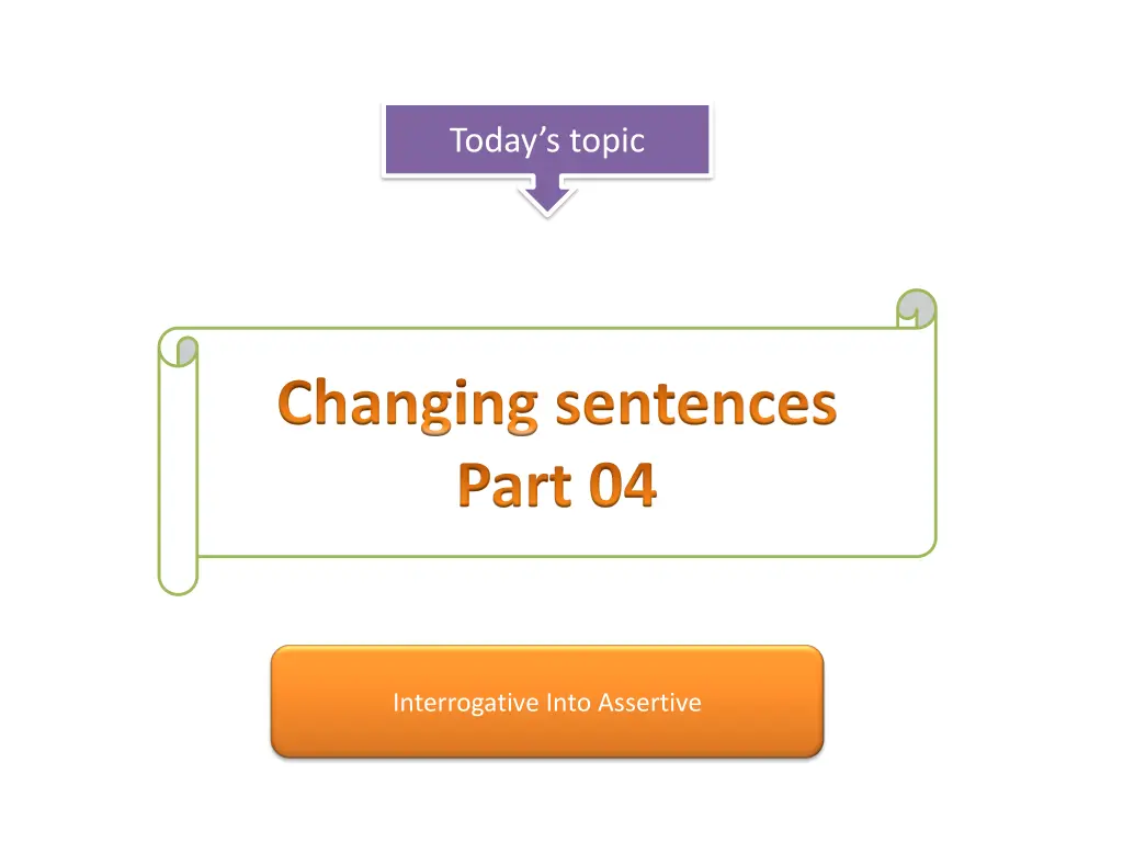 today s topic
