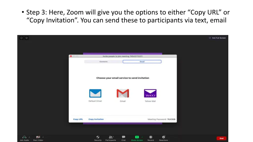 step 3 here zoom will give you the options