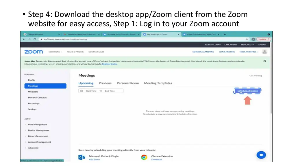 step 4 download the desktop app zoom client from