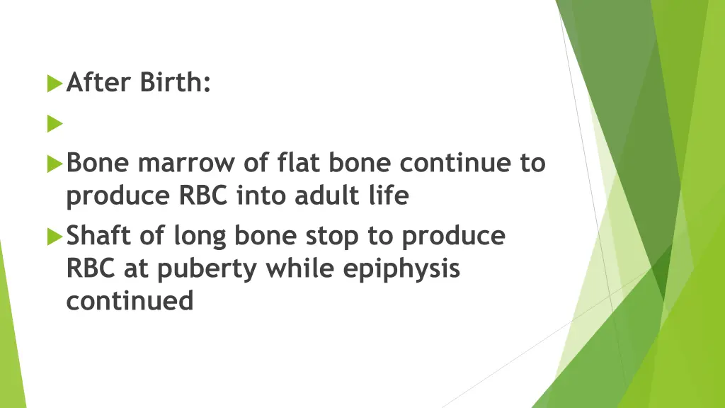after birth