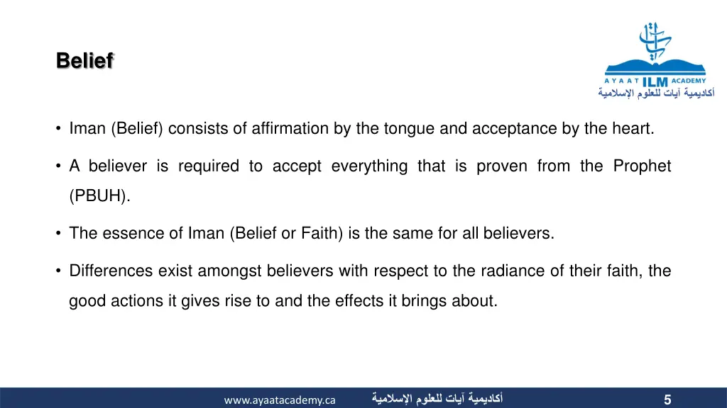 belief