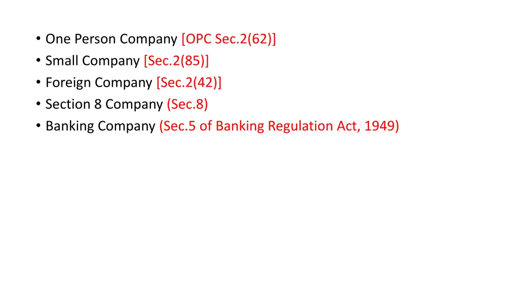 one person company opc sec 2 62 small company
