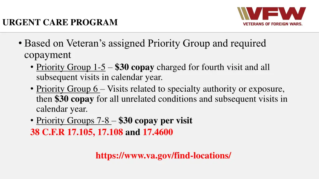 urgent care program