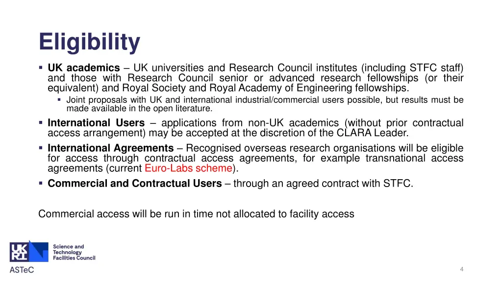 eligibility